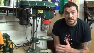 ParksideLidl 500w bench pillar drill review 005 [upl. by Torr974]