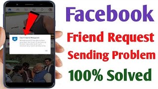 Facebook friend request sending problem  1 minute 100  problem solved  language in bengali [upl. by Inneg]