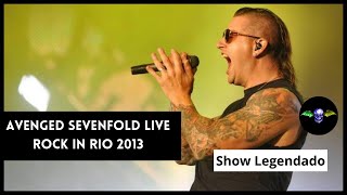 Avenged Sevenfold Live  Rock in Rio 2013 Backstage Subtitled ENGShow Legendado PTBR [upl. by Celene279]