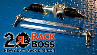 RackBoss 2 0 Rack and Pinion X24 Dual Bushing Design [upl. by Madian]