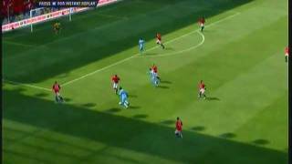 Mario Balotelli Goal  Man Utd Vs Man City  Sunday 23rd October 2011 [upl. by Sherrod]