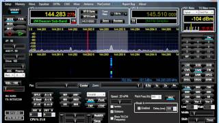 KJ6KOB Beacon received on a 2 meter JPole Antenna [upl. by Thunell]