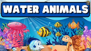 Water Animals Name  Water Animals Video  wateranimals [upl. by Cassondra302]