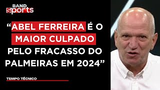 ELIA JR CRITICA AS ESCOLHAS DE ABEL FERREIRA APÓS TEMPORADA RUIM DO PALMEIRAS  TEMPO TÉCNICO [upl. by Chud]