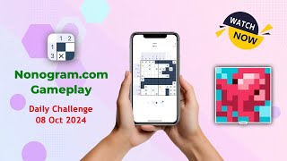 Nonogramcom Logic Puzzle Game  Daily Challenge 08 Oct 2024 gameplay octopus [upl. by Limemann495]