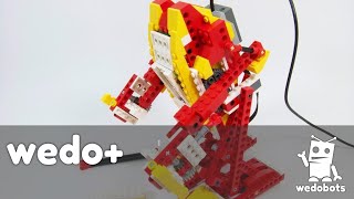 wedobots Goliath with LEGO® WeDo™ bricks [upl. by Cadmarr978]