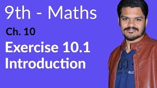 9th Class math Ch 10 Introduction Exercise 101 Matric Part 1 Math [upl. by Atselec909]