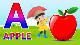 ABC Phonics Song for Toddlers  A for Apple  Nursery Rhymes  ABC Song  Alphabet song for kids [upl. by Aronael]