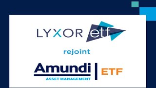 Amundi VS Lyxor Qui émet les meilleurs ETFs [upl. by Netsreik338]