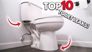 TOP 10 Common Reasons Why Your Toilet Leaks EXPLAINED Tips And Tricks DIY FIX How TO For Beginners [upl. by Casabonne]