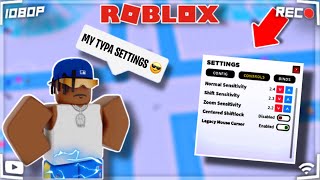 MY HOOPZ SENSITIVITY  ONE OF THE BEST SENS  Roblox Hoopz [upl. by Christenson813]