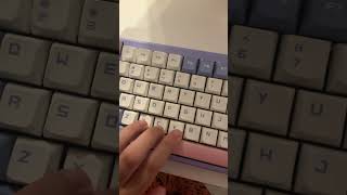 modded my keyboard with 3 layers of tape [upl. by Cowan]