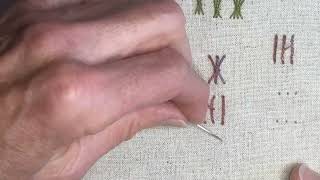 Sheaf Stitch Right Handed [upl. by Enaillil633]