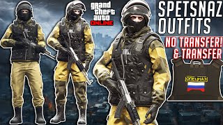 GTA 5 Online Spetsnaz Military Outfits NOT MODDED Glitched Clothing [upl. by Soelch]