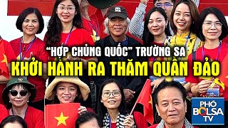 Đoàn kiều bào quotHợp Chủng Quốcquot Trường Sa khởi hành chuyến hải trình thăm quần đảo Trường Sa [upl. by Akired]