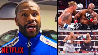 quotIT WAS SCRIPTEDquot Floyd Mayweather FIRST WORDS On Jake Paul VS Mike Tyson Fight [upl. by Bekha]