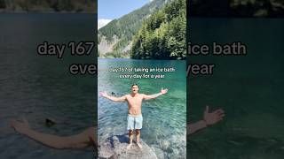 Day 167  Be Adventurous motivation postivemindset icebath challenge discipline shorts [upl. by Kobylak]