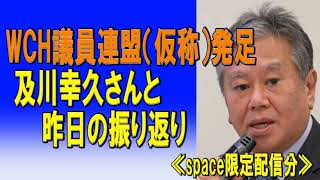 グローバリズムと闘う超党派議員連盟 発足及川幸久さんと昨日の振り返り ≪space限定配信分≫ 20231116 [upl. by Horace]