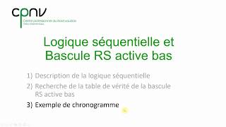 ELNU  Bascule RS active bas Chronogramme partie 2 [upl. by Meelas227]