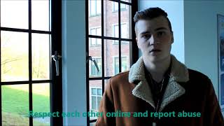 Students from Hopwood Hall College Middleton campus tell us how to be safer on the internet [upl. by Cleve]