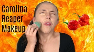 CAROLINA REAPER MAKEUP CHALLENGE [upl. by Ayahsey]