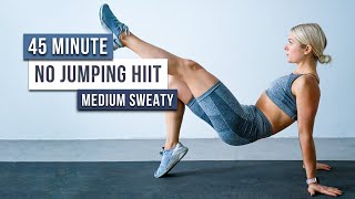 Day 2  45 MIN ADVANCED HIIT WORKOUT  Full Body No Equipment No Repeat [upl. by Rtoip]