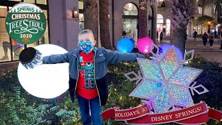 Christmas Tree Stroll at Disney Springs 2020 [upl. by Flemings]