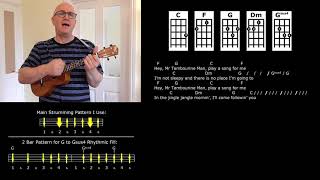 Mr Tambourine Man  Bob Dylan  Ukulele StrumAlong Lesson  Jez Quayle [upl. by Greenwald428]