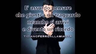 Assurdo pensare  Tiziano Ferro  Karaoke [upl. by Rab878]