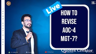 How to Revise AOC4  MGT7 [upl. by Catherine]