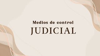 MEDIOS DE CONTROL JUDICIAL  ANGELA LEON  UNICOLMAYOR [upl. by Lukasz450]