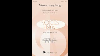 Merry Everything TTBB Choir  Arranged by Paul Saccone [upl. by Yc524]