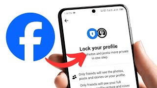 How to LOCK Facebook Profile Officially [upl. by Ymerrej]