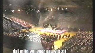 Ridderkerkse Kinderkoren Zingen in Ahoy samen met Arie Pronk 1988 [upl. by Simdars393]