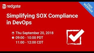 Simplifying SOX Compliance in DevOps [upl. by Annwahsal]