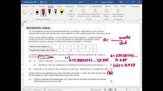 Uso de calculadora Regresión lineal [upl. by Rizan]