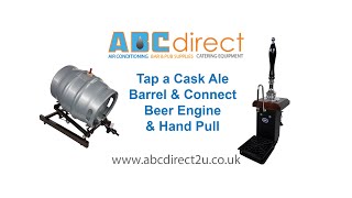 How to Tap a Beer Cask Set Up Dispense taps and Connect Hand Pull and Beer Engine for Serving [upl. by Josie665]