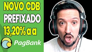 NOVO CDB PREFIXADO PAGBANK 1320 AO ANO [upl. by Lrub]