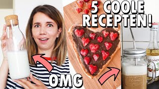 EEN WEEK LANG ELKE DAG EEN NIEUW RECEPT TESTEN😱🤤 Pizza Nutella zelf Vlierbloesemsiroop maken ampmeer😍 [upl. by Morette]