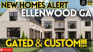 New Homes Alert Ellenwood GA  Custom Modern Home in Gated Community  Atlanta Suburbs [upl. by Doomham247]