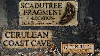 Scadutree Fragment  Cerulean Coast Cave Location  Elden Ring Shadow of the Erdtree [upl. by Imnubulo]