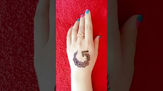 G Letter Mehendi design l trick mehndi design shorts mehndidesign mehendi youtubeshorts henna [upl. by Trace]