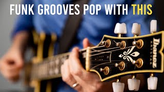 Make Funk Rhythm Guitar Grooves Really Pop With This Technique [upl. by Enytnoel]