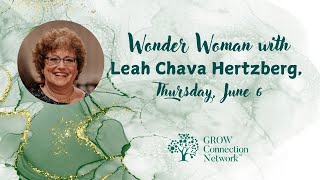 Leah Chava Hertzberg Wonder Woman at GROW Circle for Geulah My Journey to Torah [upl. by Eselahc]