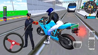 ✅3D Driving Class Simulator Bullet Train Vs Motorbike Bike Driving Game  Android Gameplay [upl. by Corny]