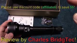 Crelant 7G5MT Flashlight Review [upl. by Willman]