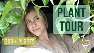 HOUSEPLANT TOUR  Spring 2022  All my houseplants  300 plants [upl. by Notliw]