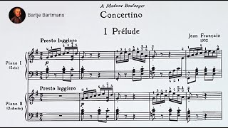 Jean Françaix  Concertino for Piano and Orchestra 1932 [upl. by Routh896]