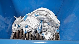 PLASTICS SHREDDING Super Sacks D [upl. by Gnos]