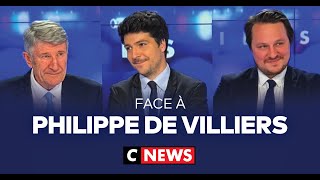 Face à Philippe de Villiers  19 janvier 2024 CNews [upl. by Ryter115]